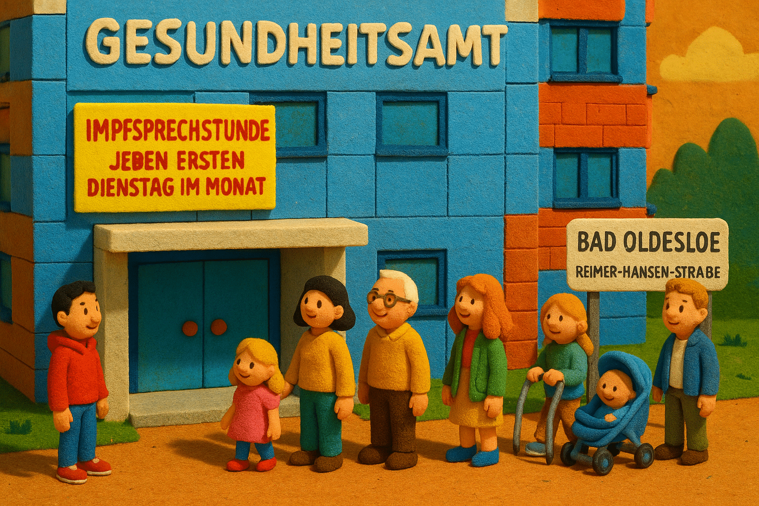 Gesundheitsamt Bad Oldesloe mit Impfsprechstunde am ersten Dienstag im Monat – kostenlose Gesundheitsvorsorge für alle Altersgruppen.